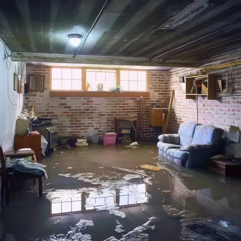 Flooded Basement Cleanup in Chandler, IN